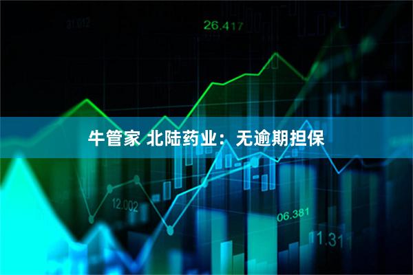牛管家 北陆药业：无逾期担保